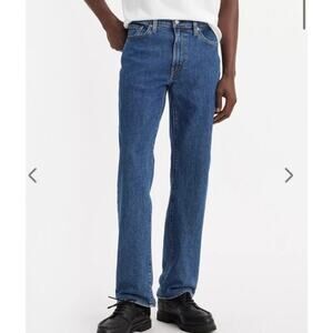 Levi’s Premium 514 Mens 34x32 Mid Wash Straight Leg Jeans Casual Classic